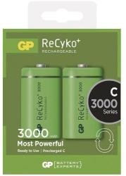 GP Batteries Recyko+ 3000 mAh HR14-es tölthető elem (C)