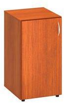 Alfa Office Alfa 500 alacsony, keskeny szekrény, 73, 5 x 40 x 47 cm, ajtóval - balos kivitel, cseresznye mintázat