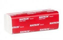 Katrin Plus ZZ - Handy Pack kézi papírtörlők 2 rétegű, 200 lap, fehér, 20 db