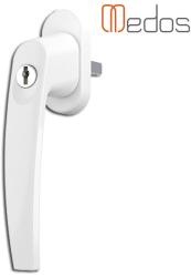 Medos Victory kulcsos ablakkilincs fehér L40 (13390164045)