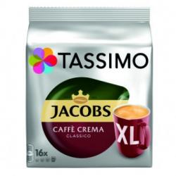 TASSIMO Capsule cafea, Jacobs Tassimo Caffe Crema XL, 16 bauturi x 215 ml, 16 capsule