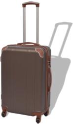 vidaXL Set de valize dure, cafeniu, 4 buc (91194) - vidaxl Valiza