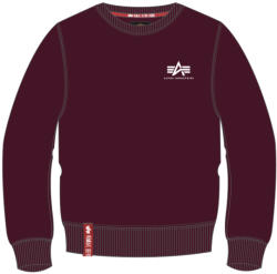 Alpha Industries Basic Sweater Small Logo - deep maroon