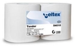 Celtex Tender 500 ipari papírtörlők 2 rétegű, 500 lap, fehér, 2 db