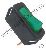 Világító billenő kapcsoló 12 V/20 A, 12 mm, 30x11 mm, 2 db/csomag