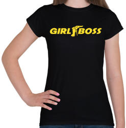 printfashion Girl Boss - Női póló - Fekete (1052340)