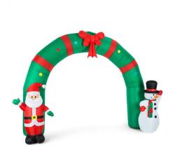 oneConcept Merry-Welcome önfelfújó karácsonyi kapu 250cm