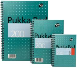 Pukka Pad Caiet cu spirala dubla A5, 100 file 80g/mp, coperti carton, PUKKA Metallic - matematica Matematica A5 Caiet cu spira 100 file (PK-JM021SQ)
