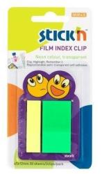 Hopax Film index autoadeziv 45 x 12mm + 45 x 25 mm, 2 x 25 file/set, Stick"n - 2 culori pastel Index plastic 45x25 mm Fara dispenser 2 (HO-21378)