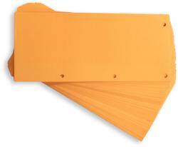 Elba Separatoare carton pentru biblioraft, 190g/mp, 105 x 240 mm, 60/set, ELBA Duo - orange portocaliu Separatoare carton 105x240 mm (E-400014013)