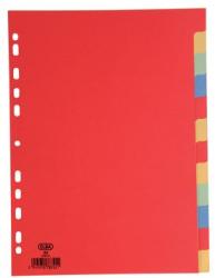 Elba Index carton alb Mylar alfabetic A-Z, margine PP color, A4 XL, 170g/mp, ELBA Separatoare carton A4 Litere A-Z (E-100204603)