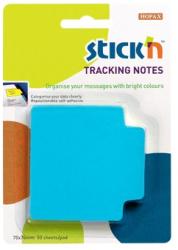 Hopax Tracking notes 70 x70 mm, 50 file/set, Stick"n - albastru neon albastru 70x70 mm Tracking notes Fara dispenser 1 (HO-21479)
