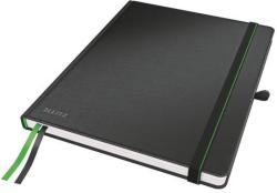 Leitz Caiet de birou LEITZ Complete, format iPad, dictando - negru Dictando negru A5 Caiet cu elastic 80 file (L-44740095)