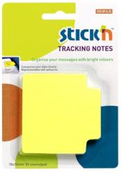Hopax Tracking notes 70 x70 mm, 50 file/set, Stick"n - galben neon galben 70x70 mm Tracking notes Fara dispenser 1 (HO-21478)