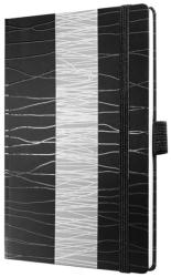 Sigel Caiet lux cu elastic, coperti rigide, A6(95 x 140mm), 97 file, Conceptum - purist waves - velin A6 Caiet cu elastic Velin 100 file (SI-CO516)