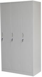 +Plus Mobilier VESTIAR METALIC Asamblat 3 USI 900x500x1800 mm (LxlxH), PLUS gri Vestiar metalic compact 3 3 30 kg 900x500x1800 Nu (98115023)