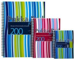 Pukka Pad Caiet cu spirala dubla A4, 100 file 80g/mp, coperti PP, PUKKA Stripes - matematica Matematica A4 Caiet cu spira 100 file (PK-6030-STR)