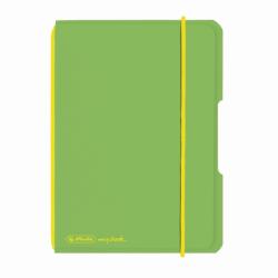 Herlitz Caiet My. Book Flex A6 40f 70gr Patratele Verde Deschis Transparent Cu Logo Galben (9469420)