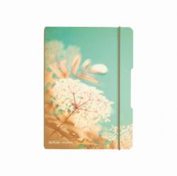 Herlitz Caiet My. Book Flex A5 40f 70gr Patratele Vintage Flowers Cu Elastic Maro (11415379)