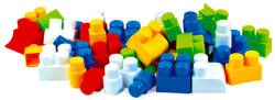 Mochtoys Maxi Blocks - Cuburi de construcţii mari din plastic 10 kg (10696)