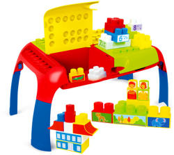 Mochtoys Maxi table - Măsuţă de construcţii cu cuburi (11019)