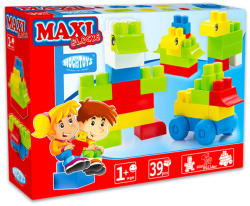 Mochtoys Maxi Blocks - cuburi de construcţii mari din plastic - 39 piese (10944)