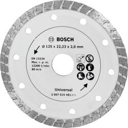 Bosch Vágótárcsa Gyémánt 125 Mm Turbo (2607019481)