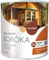 Poli-Farbe Boróka Oldószeres Vékonylazúr 2, 5l Dió