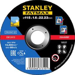 STANLEY Vágótárcsa Inox 115 X 1.6 Stanley