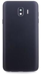 tel-szalk-007656 Samsung Galaxy J4 J400 fekete akkufedél, hátlap (tel-szalk-007656)