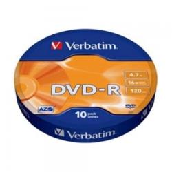 Verbatim DVD-R 16X 4.7 GB SP 10 bucati Verbatim 43523 (43523)