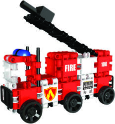 Clics Toys Set 8in1 Clics - Echipa de salvare - Pompieri (HOE03302)