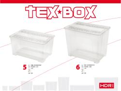 Heidrun Tex box tetős 70L tárolódoboz