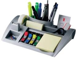 3M ORGANIZER DE BIROU 3M C-50 argintiu 6 compartimente Plastic Suport  instrumente de scris (360090) (Suport instrumente scris) - Preturi