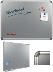 Smit Visual Supplies Tabla argintie magnetica 100 x 150 cm, profil aluminiu Design, SMIT Tabla magnetica (Whiteboard) Aluminiu 100x150 cm (11101206)