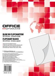 Office Products Rezerva hartie pentru flipchart, 70g/mp, 58.5x81cm, 20coli/top, Office products - caroiata (OF-20135829-14)