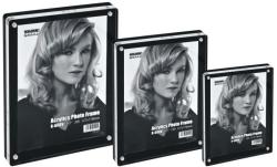 Kejea Display acrilic cu magneti, pentru fotografii, 153 x 102mm, KEJEA - transparent/negru (KJ-K-607V)