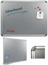 Smit Visual Supplies Tabla argintie magnetica 60 x 90 cm, profil aluminiu Design, SMIT Tabla magnetica (Whiteboard) Aluminiu 60x90 cm (11101210)