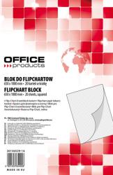 Office Products Rezerva hartie pentru flipchart, 70g/mp, 65x100cm, 20coli/top, Office products - caroiata (OF-20136529-14)