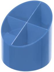Herlitz SUPORT PLASTIC PENTRU INSTRUMENTE DE SCRIS, ROTUND, 4 COMPARTIMENTE ALBASTRU albastru 4 compartimente Plastic Suport instrumente de scris (50015863)
