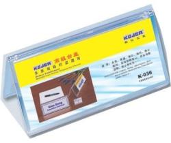 Kejea Display nume pentru birou, din plastic, forma A, 100 x 220mm, KEJEA - transparent (KJ-K-399)