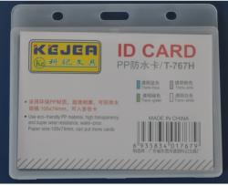 Kejea Suport PP water proof, pentru carduri, 105 x 74mm, orizontal, 5 buc/set, KEJEA - transparent (KJ-T-767H) - viamond