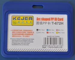 Kejea Suport PP tip arc, pentru carduri, 85 x 55mm, orizontal, 5 buc/set, KEJEA - bleumarin (KJ-T-672H) - viamond