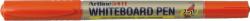 Artline Marker pentru tabla de scris ARTLINE 541T, doua capete - varfuri rotunde 0.4mm/1.0mm - portocaliu (EK-541T-OG)