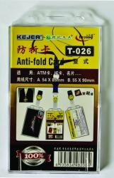 Kejea Suport PP, pentru carduri, 54 x 85mm, vertical cu sistem anti-alunecare, 5 buc/set, KEJEA - transp (KJ-T-026V) - viamond