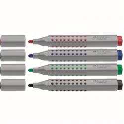 Faber-Castell Marker Flipchart Verde varf rotund Grip 1536 Faber-Castell (FC153663)