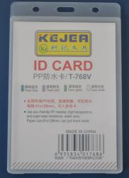 Kejea Suport PP water proof, pentru carduri, 91 x 128mm, orizontal, 5 buc/set, KEJEA - transparent (KJ-T-768V) - viamond