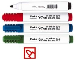 Foska Marker pentru table de scris, varf rotund, corp plastic, FOSKA - verde (FK-MK8001-GREEN)
