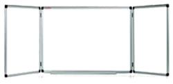 Memoboards WHITEBOARD TRIPTIC 90x120 MEMOBOARDS, rama aluminiu Aluminiu 90x120 cm Tabla magnetica (Whiteboard) triptica (98115004)