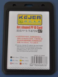 Kejea Suport PP tip arc, pentru carduri, 74 x 105mm, orizontal, 5 buc/set, KEJEA - negru (KJ-T-673V) - viamond
